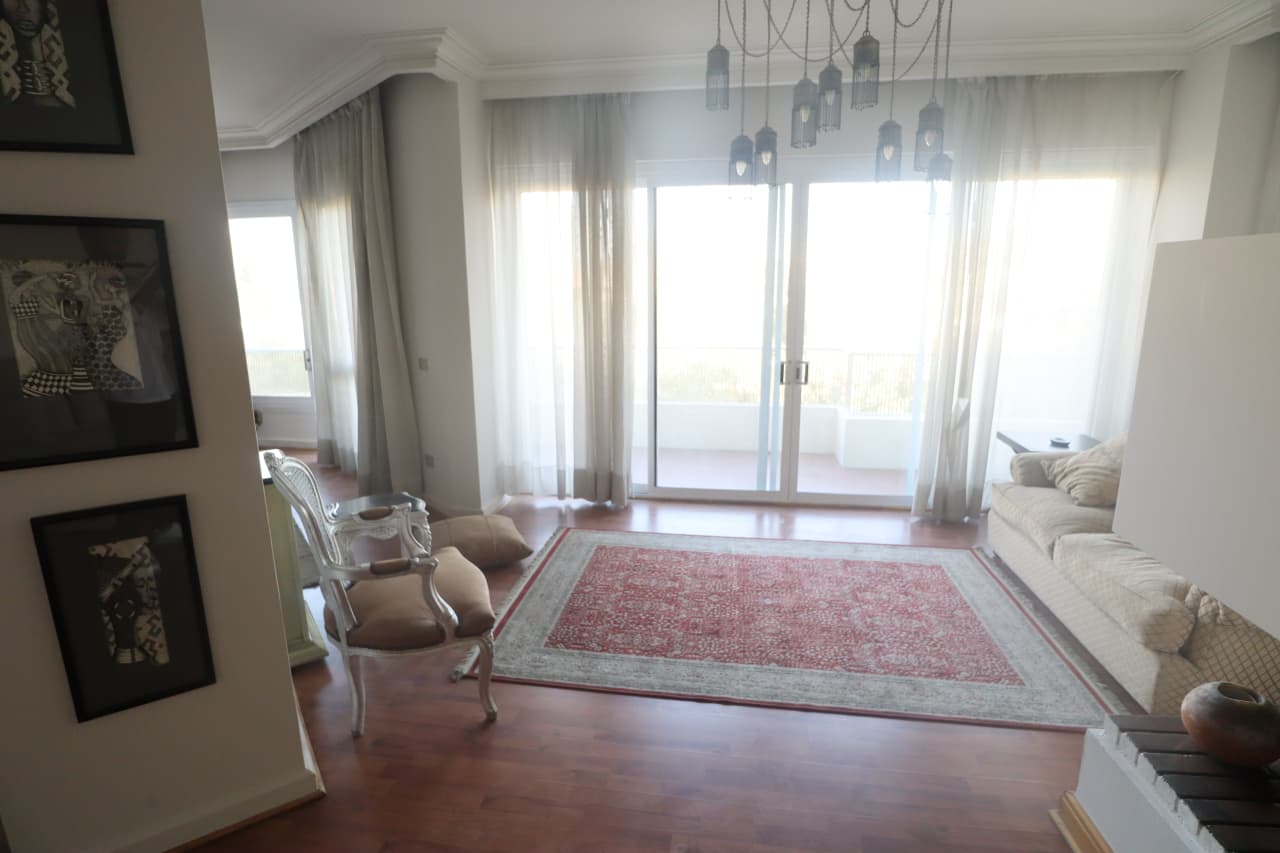 Apartment With Wide Balcony In Maadi Sarayat| Perfect Location
