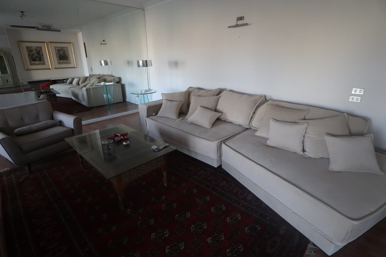 Apartment With Wide Balcony In Maadi Sarayat| Perfect Location
