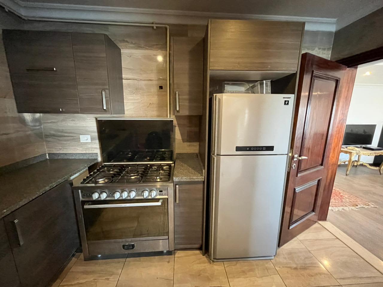 Specious Apartment With Overlooking Sea In Zamalek.