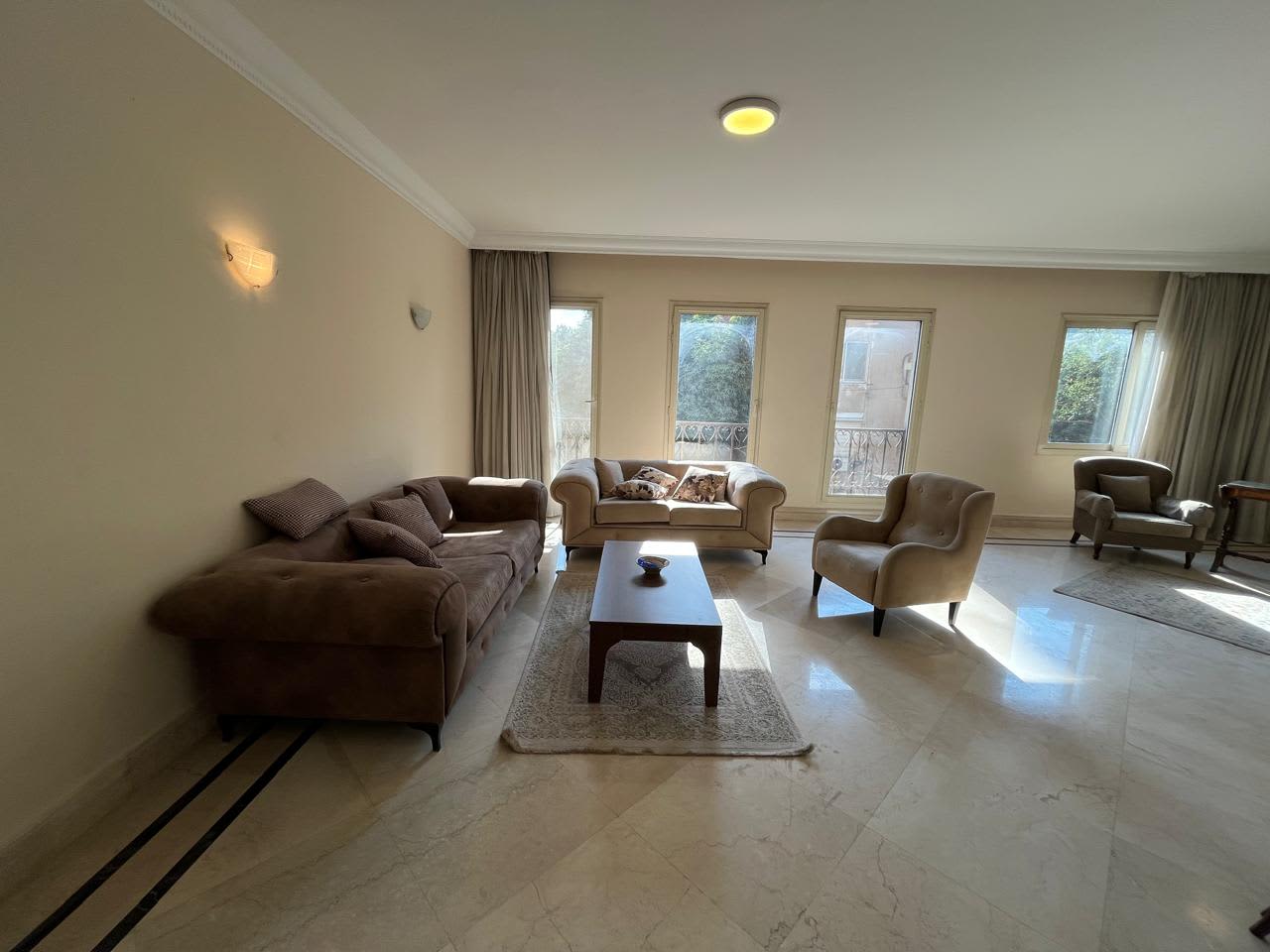 Furnished Apartment With Shared pool In Premium Compound