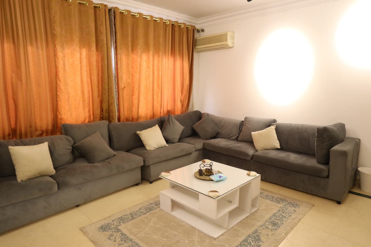 Modern Serenity: Furnished Apartment For Rent In Maadi Degla.