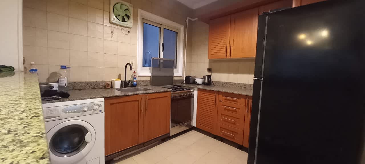 Charming Furnished Ground Floor With Green Garden In Maadi Degla.