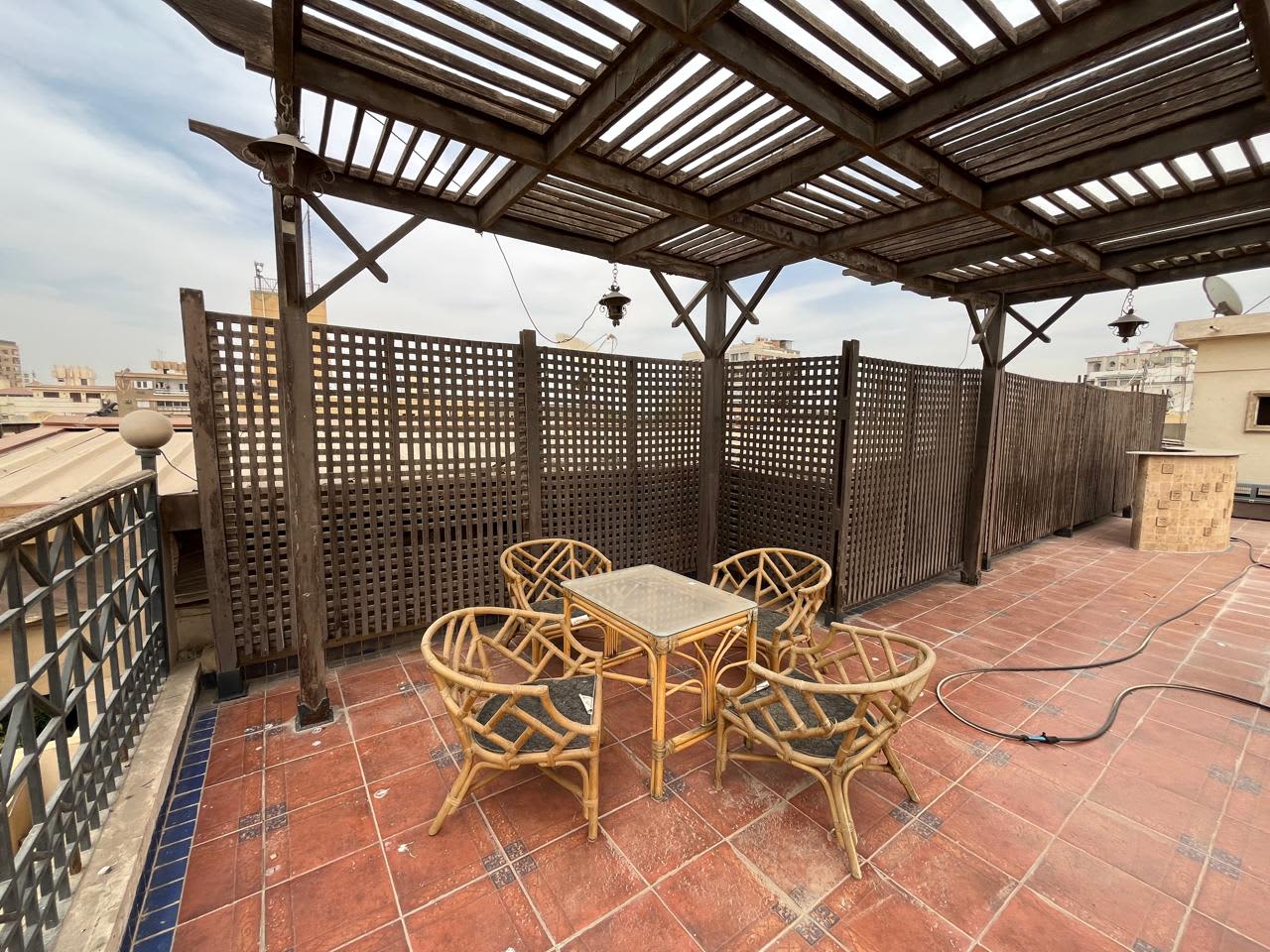 Furnished Apartment With Shared Pool In Maadi Sarayat|Specious Outdoor Area.