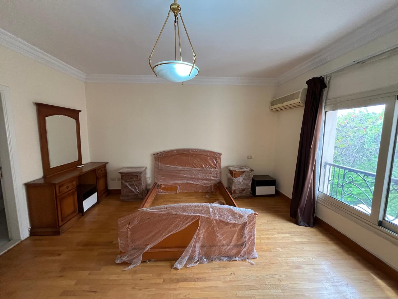 Furnished Apartment With Shared Pool In Maadi Sarayat|Specious Outdoor Area.