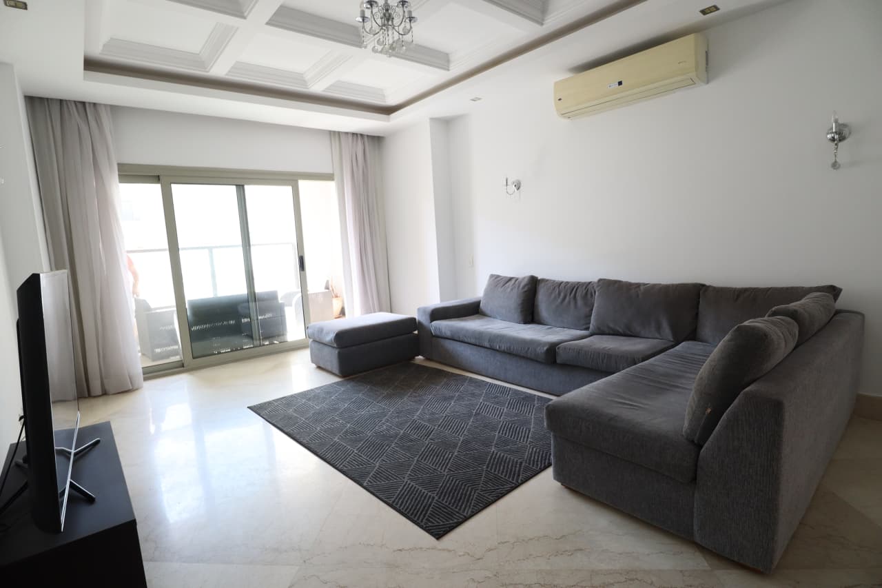 Chic Furnished Apartment In A Prime Maadi Sarayat Location | 300Sqm.