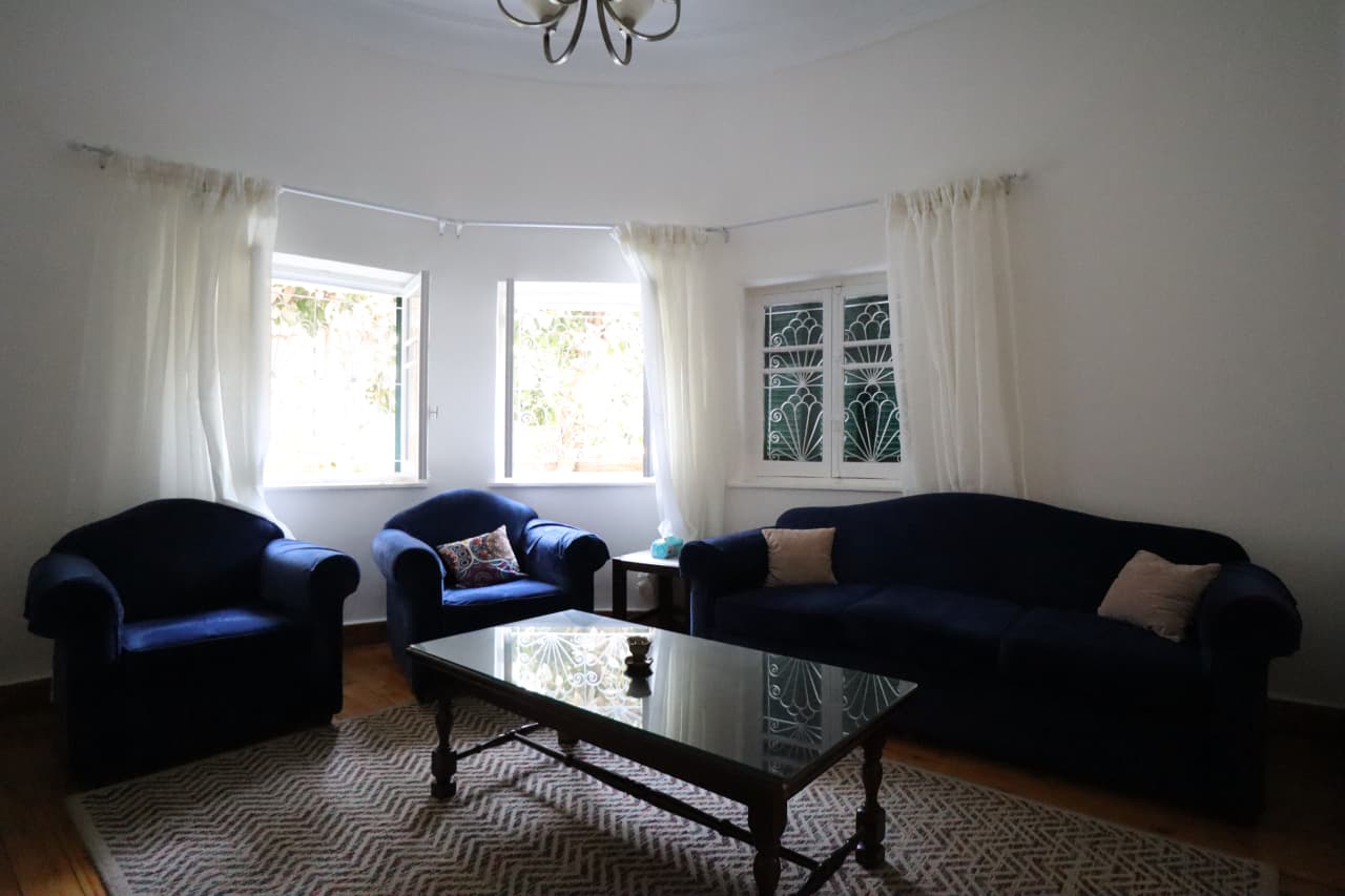 Charming Furnished Ground Floor In Prime Sarayat El Maadi.