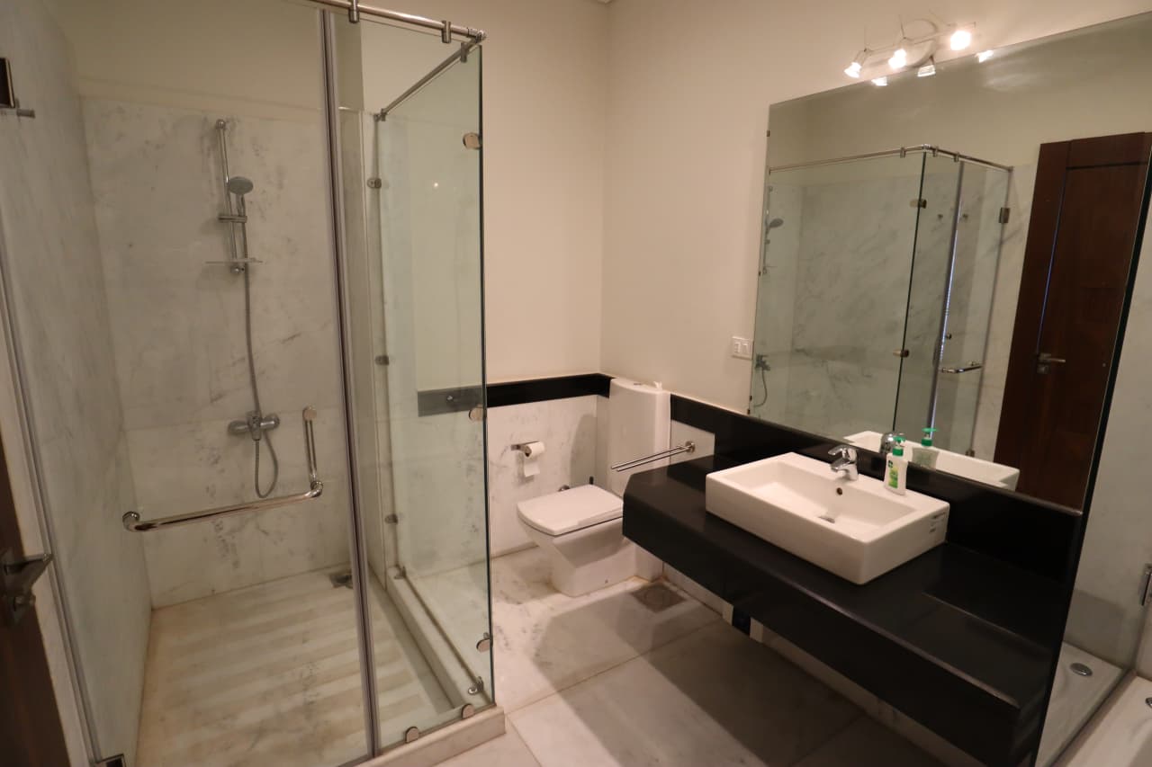Sleek Furnished Ground Floor Studio For Rent In Degla Maadi.