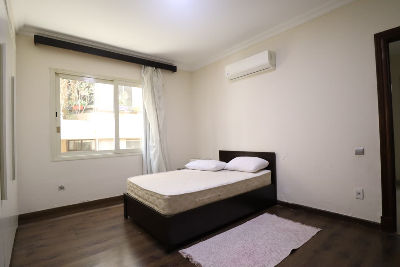 Bright Furnished Apartment With Shared Pool Access In Maadi Sarayat.