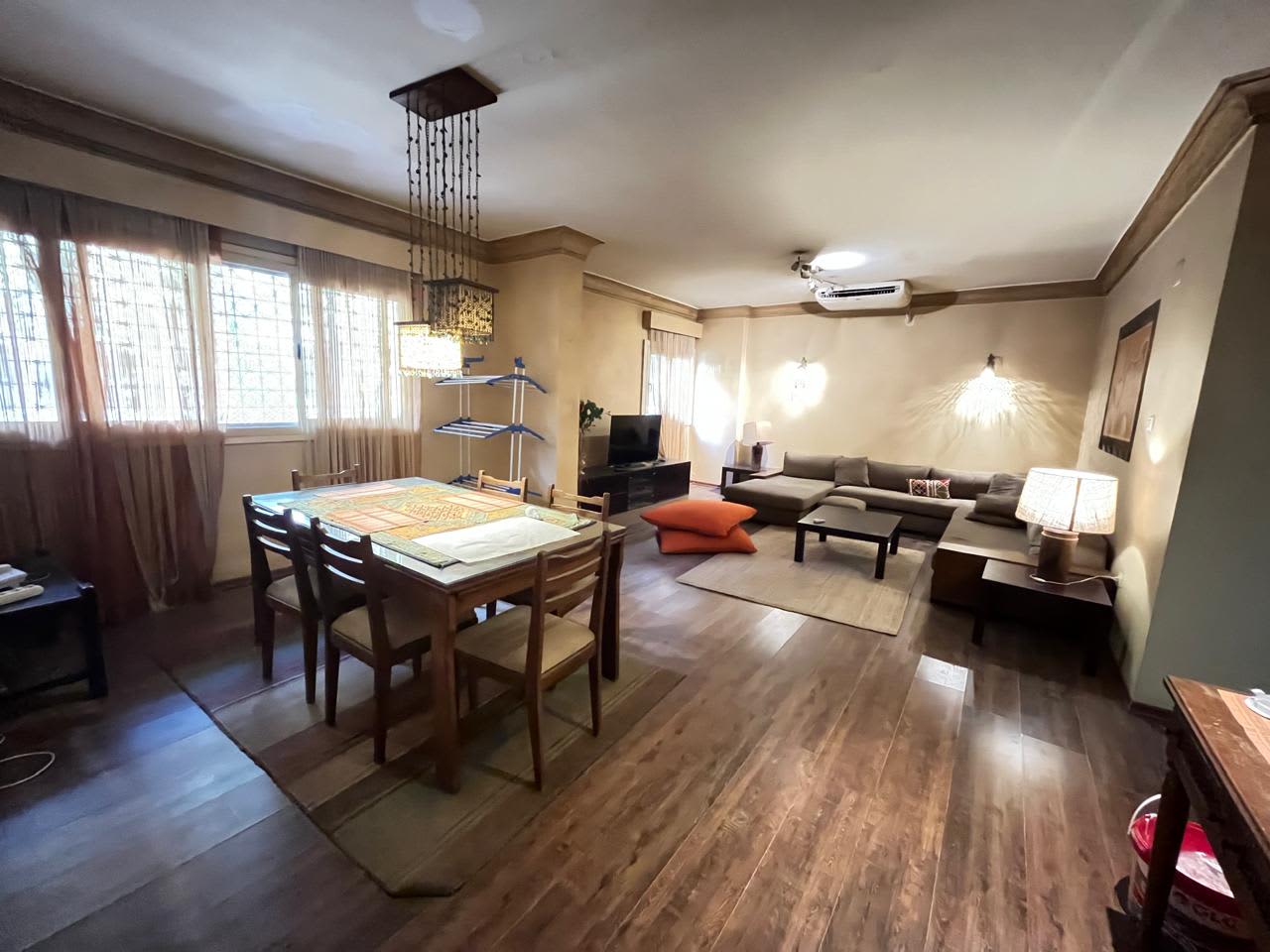 Furnished ground Floor For Rent In Maadi Degla|160Sqm|New Furnishing 