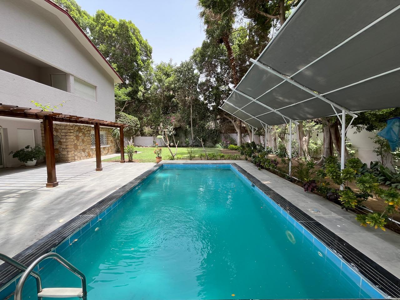 Semi Furnished Villa With Pool& Garden In Maadi Sarayat.
