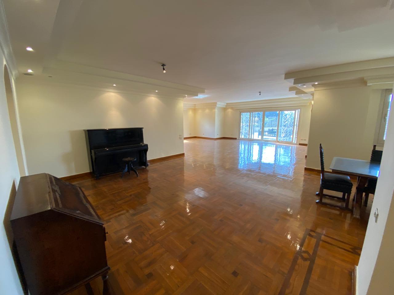  Semi-Furnished Flat With-Pool in Maadi Sarayat| Wide Terrace.