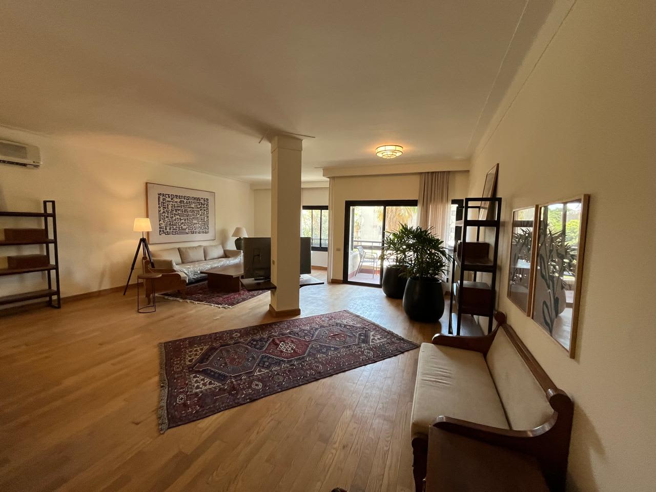 Apartment With Balcony Overlooking Gardens In Maadi Degla