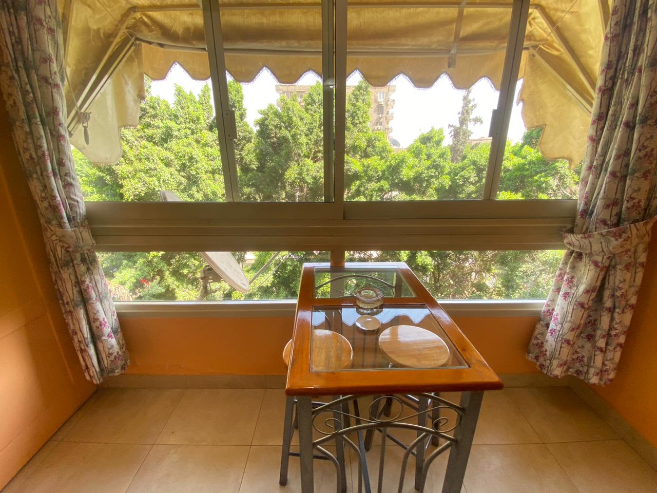 Apartment With Balcony Overlooking Green Views In Maadi Sarayat
