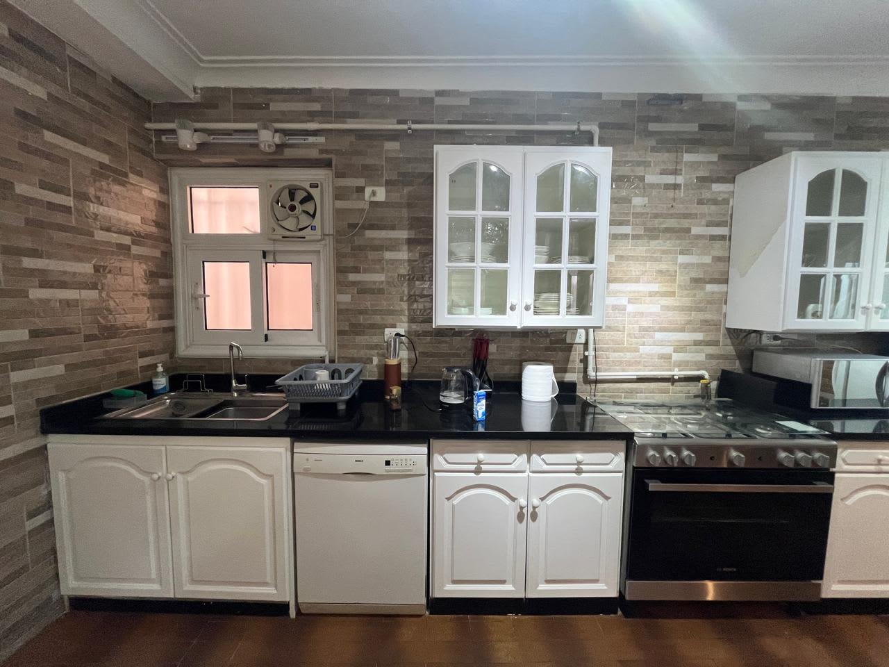 Renovated Apartment Located In Maadi Sarayat|250Sqm|Wide Balcony.