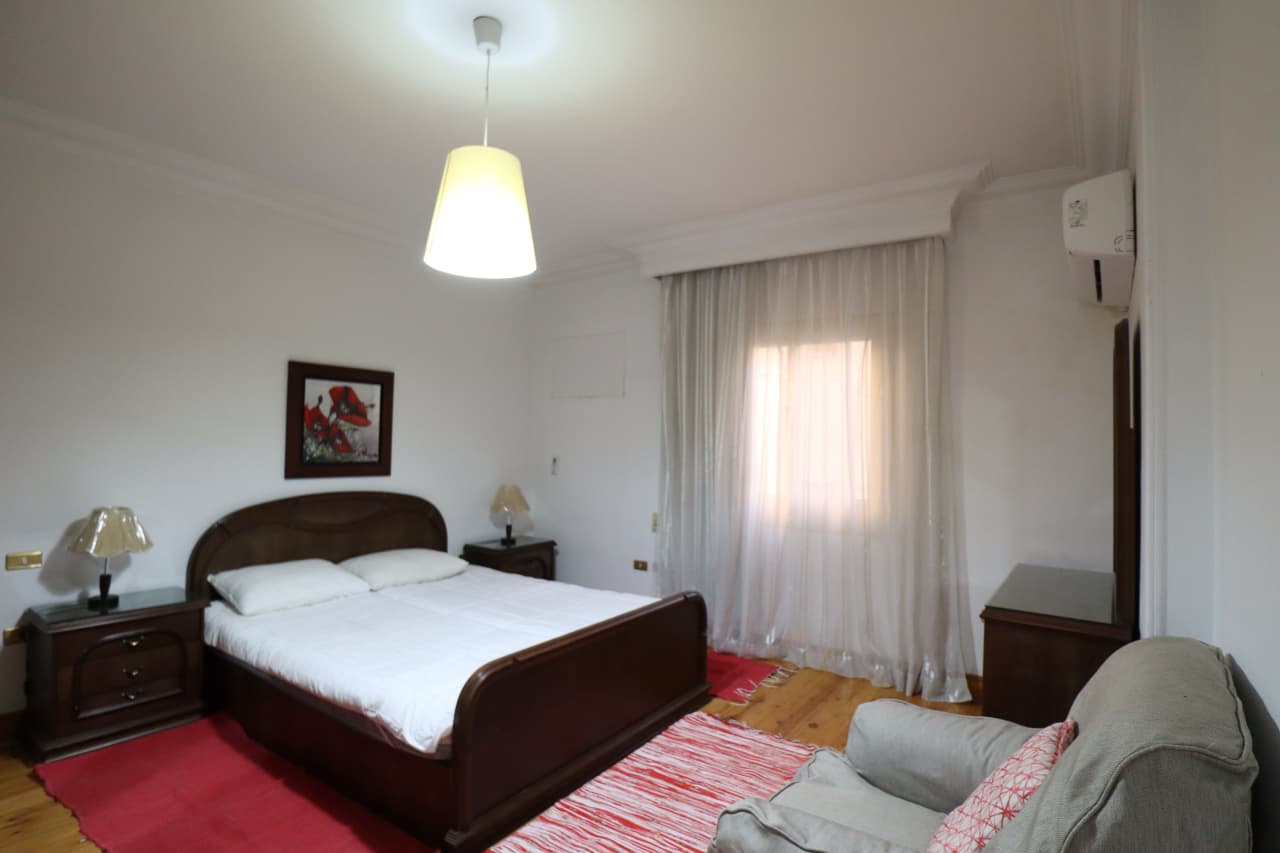 Peaceful & Homey Furnished Apartment in Maadi Degla.