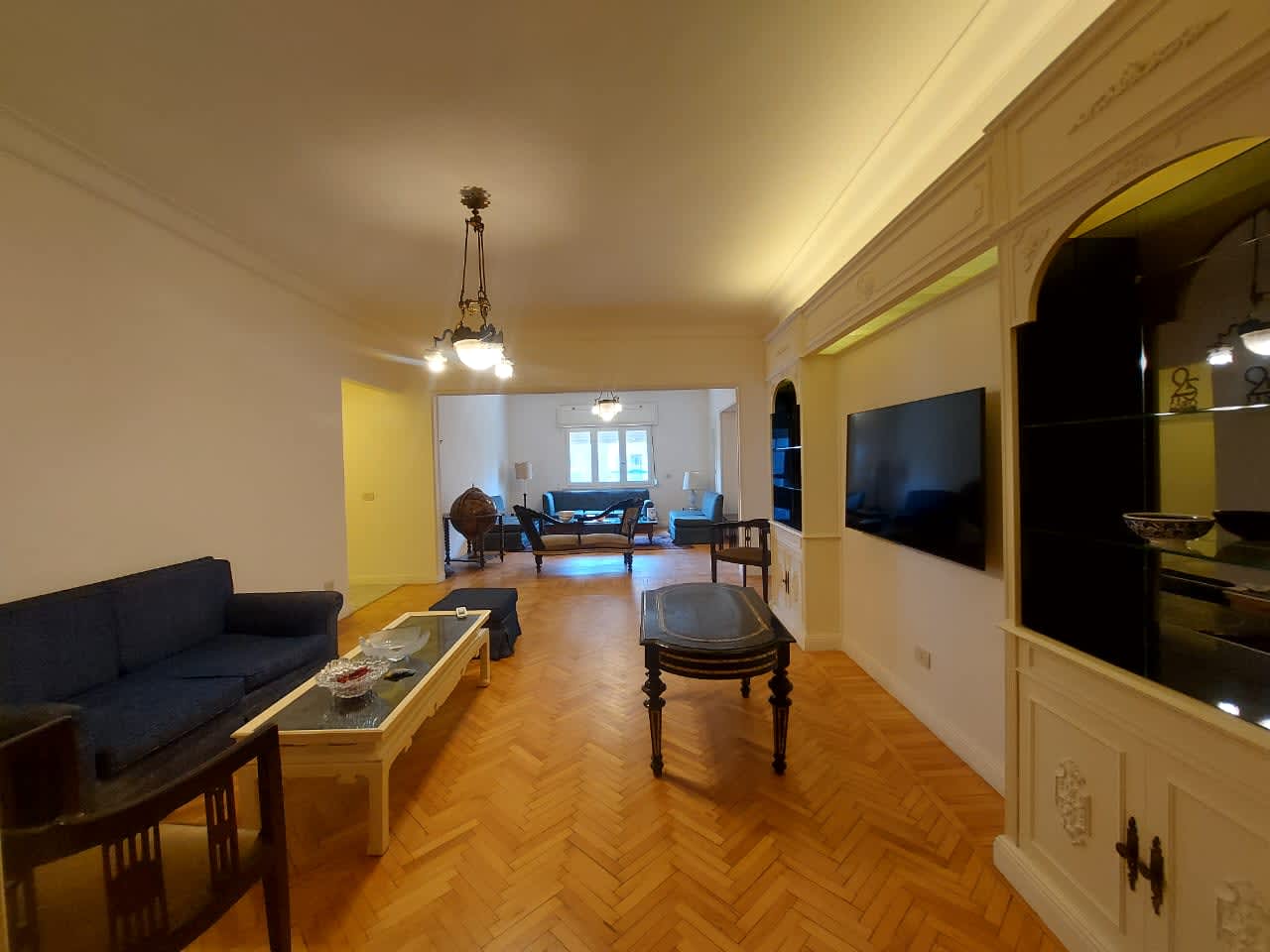 Stylish 3BR Apartment with Natural Light in Zamalek