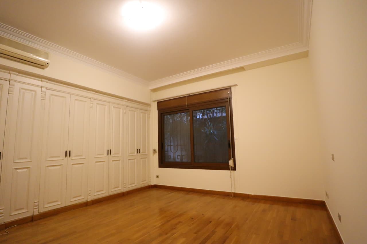 Spacious Semi Furnished Ground Floor For Rent In Maadi Degla.