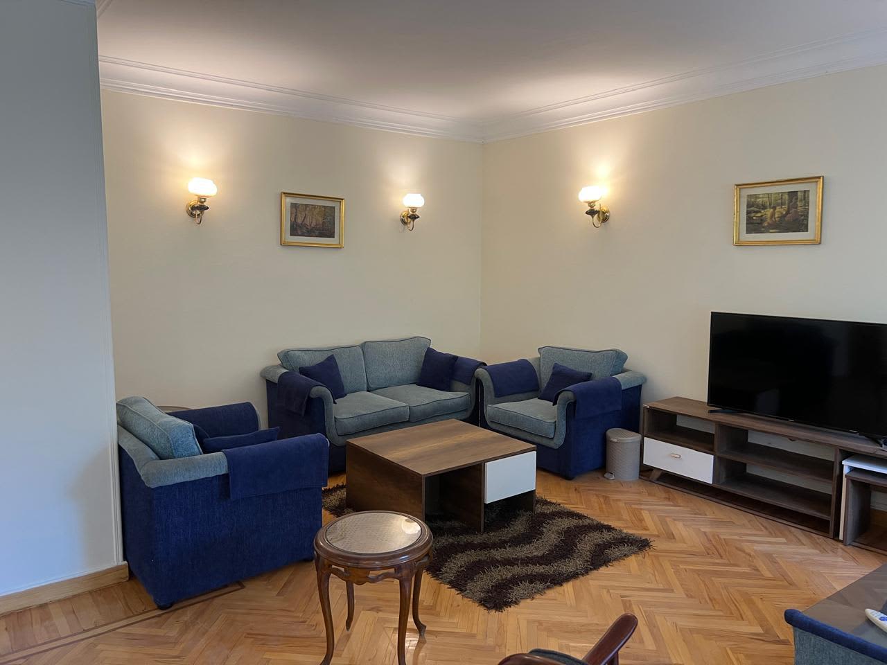 Furnished Unit In Maadi Sarayat|200m²| Bright Layout.
