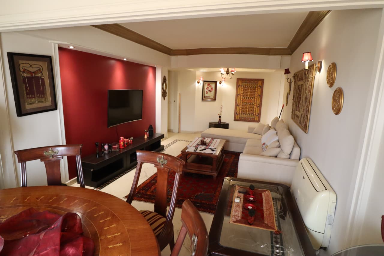 Furnished Apartment With Outdoor seating In Maadi sarayat