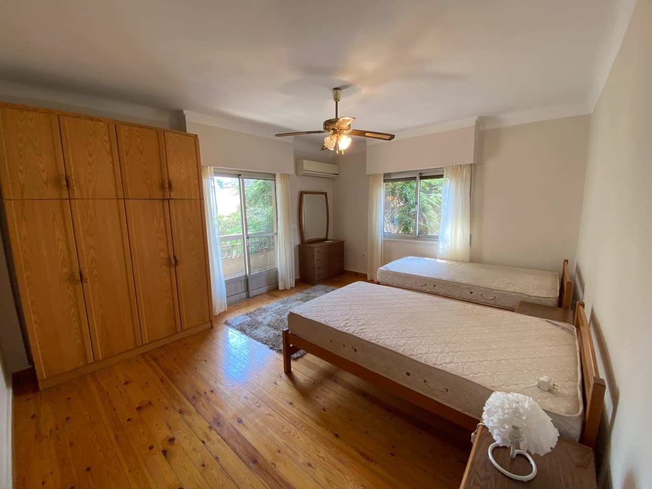 Spacious 3-Bedroom Apartment with Private Green View Balcony