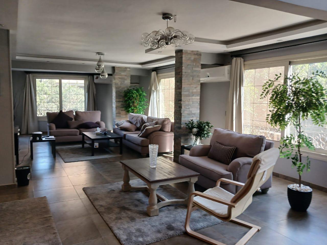 Triplex Furnished Penthouse For rent In Maadi Degla