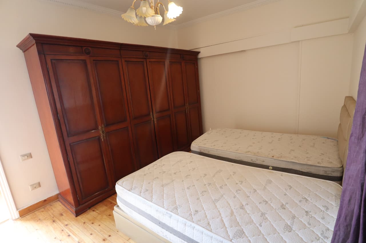 Serene Furnished Apartment With Breathtaking Nile Scenery In Zamalek.