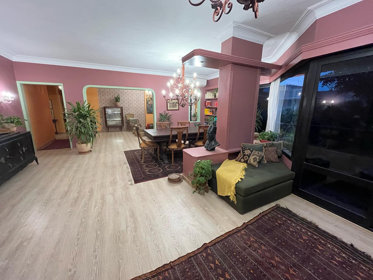Luxury Furnished Apartment For Rent In Maadi Sarayat| With Wide Reception.