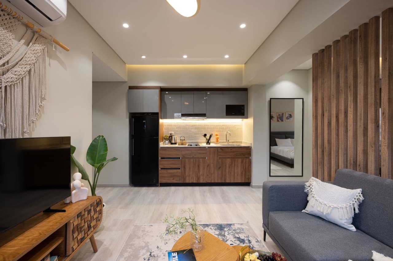 Furnished Studio For Rent In Degla Maadi| 70m².