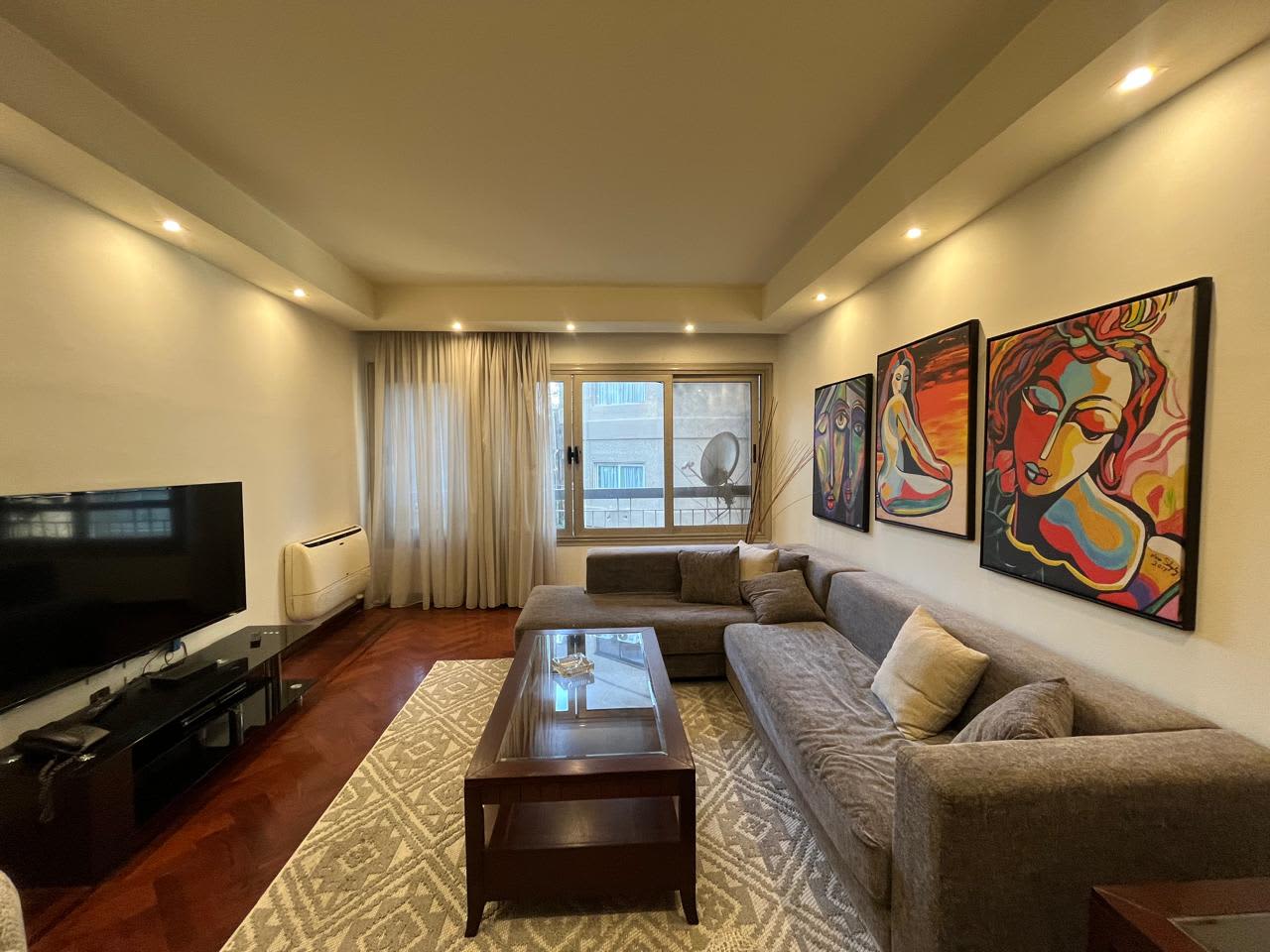 Furnished Apartment Looking View Nile In Zamalek