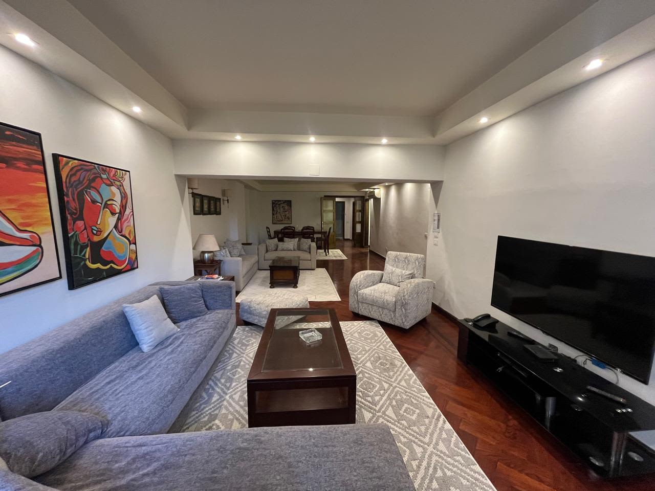 Furnished Apartment Looking View Nile In Zamalek