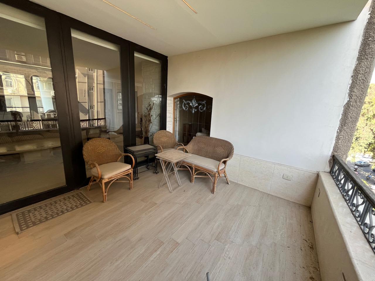High-End Furnished Apartment With Pool Access In Maadi Sarayat.