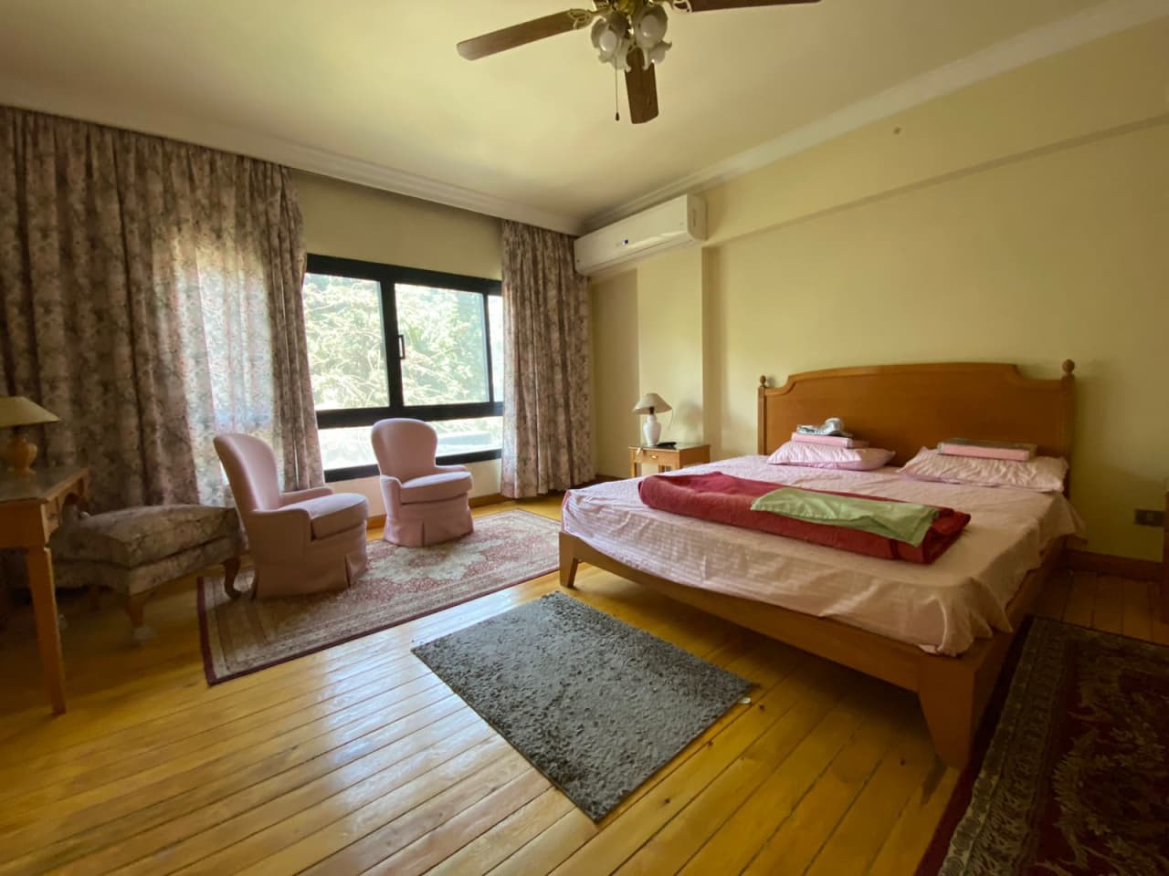 Bright & Modern Furnished Apartment For Rent In Sarayat Maadi. 
