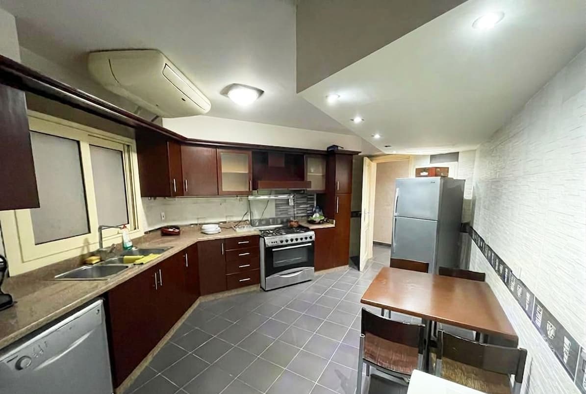 Luxury Furnished Apartment In Maadi Sarayat With Shared Pool.