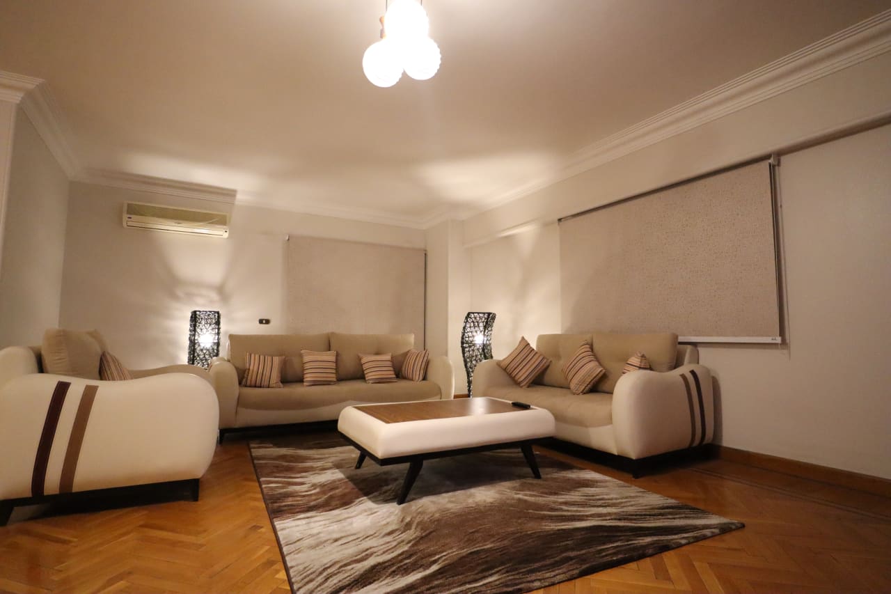 Luxury Furnished Apartment For Rent In Maadi Sarayat.