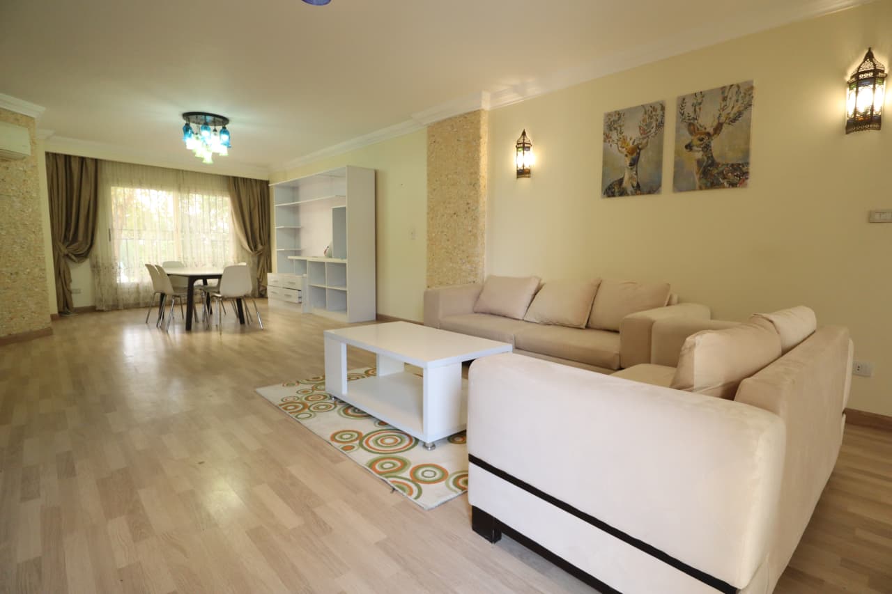 Cozy 3-Bedroom Ground Floor for Rent in Maadi