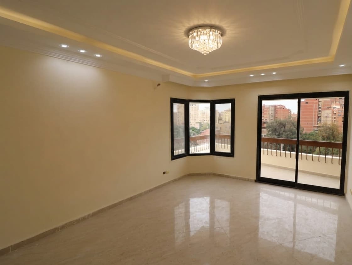 Spacious 4-Bedroom Semi-Furnished Apartment in Maadi
