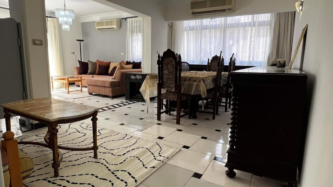 Furnished 2-Bedrooms Apartment With Cozy Area In Maadi Degla