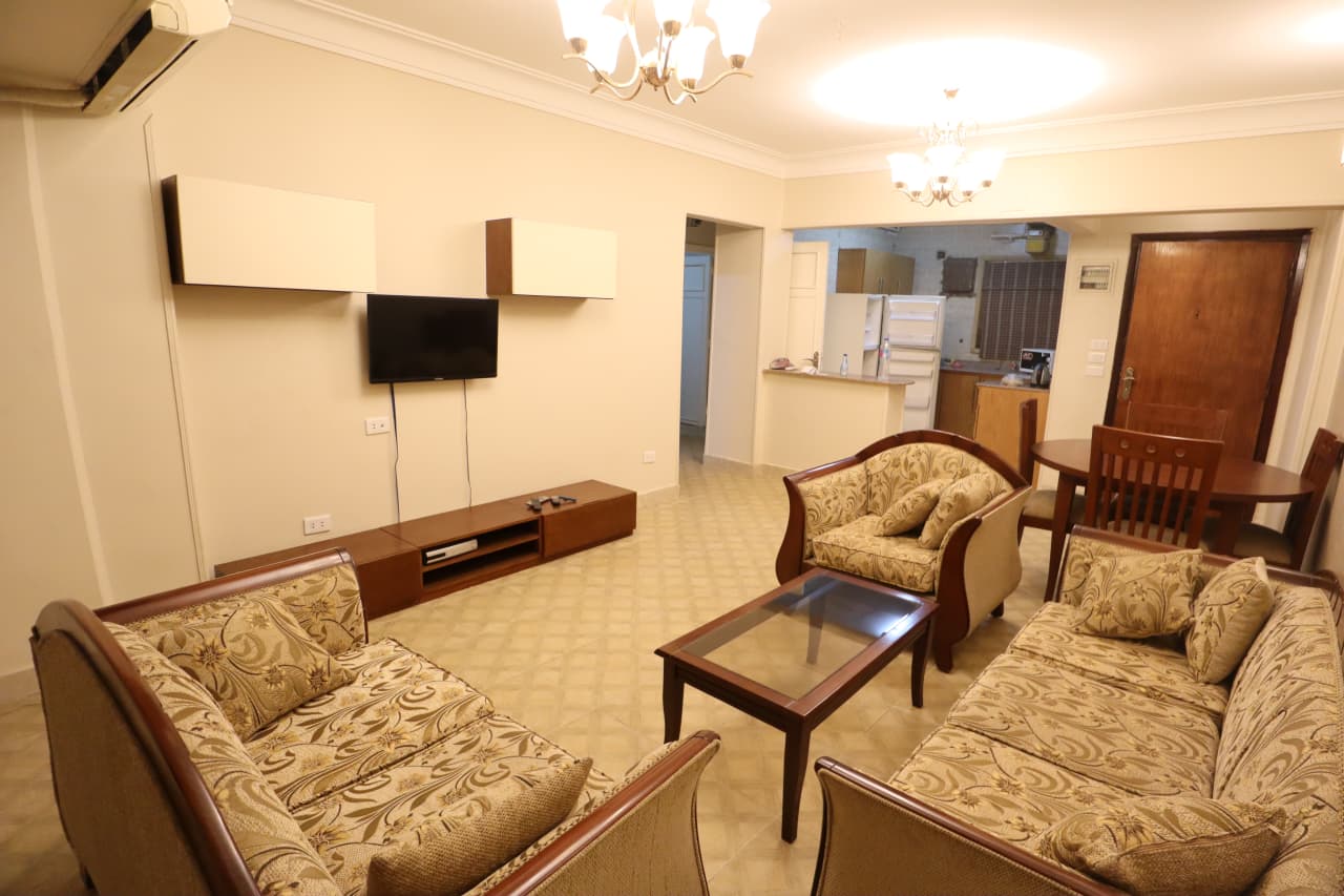 Furnished 2-Bedrooms Apartment in Maadi Degla|120m².