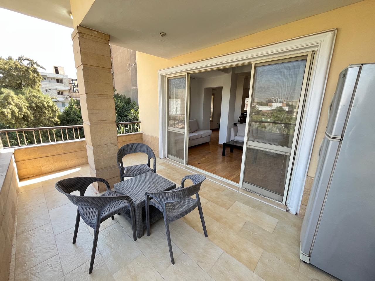 Spacious 3-BR Apartment with Private Balcony in Degla Maadi