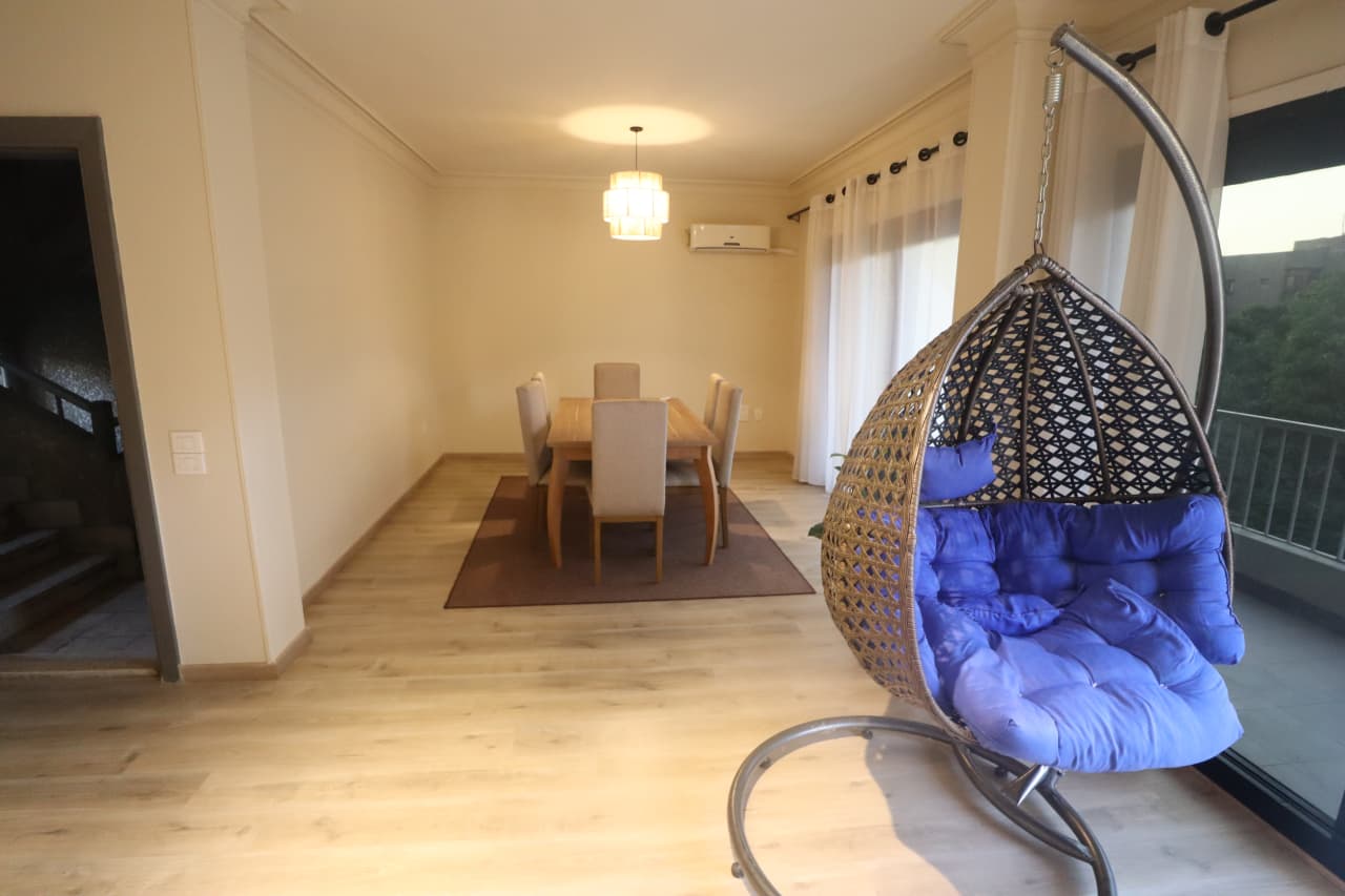 Upscale Furnished Apartment Offering Elegant Living In Maadi Degla.