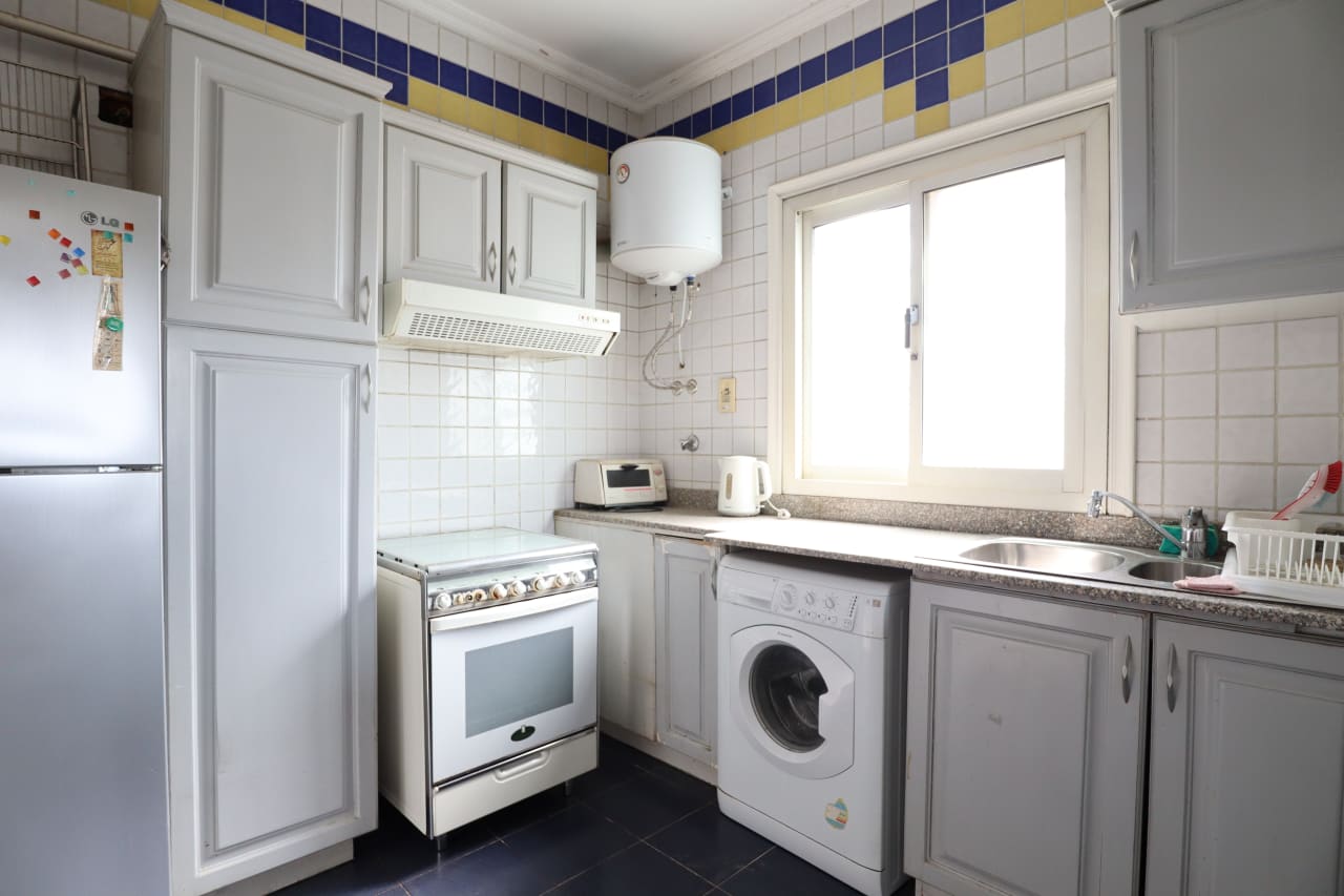Airy Furnished Apartment With Natural Light In Maadi Degla.