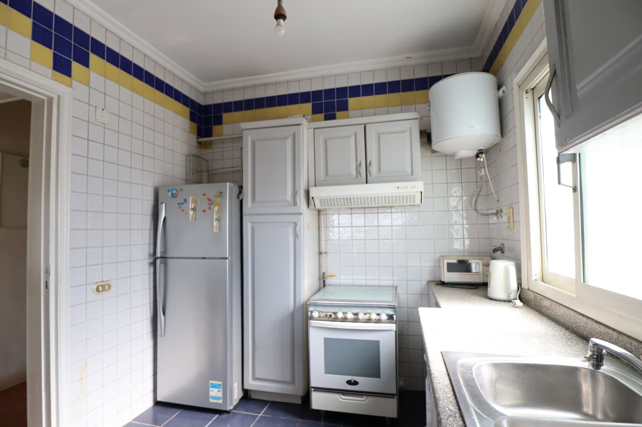 Airy Furnished Apartment With Natural Light In Maadi Degla.