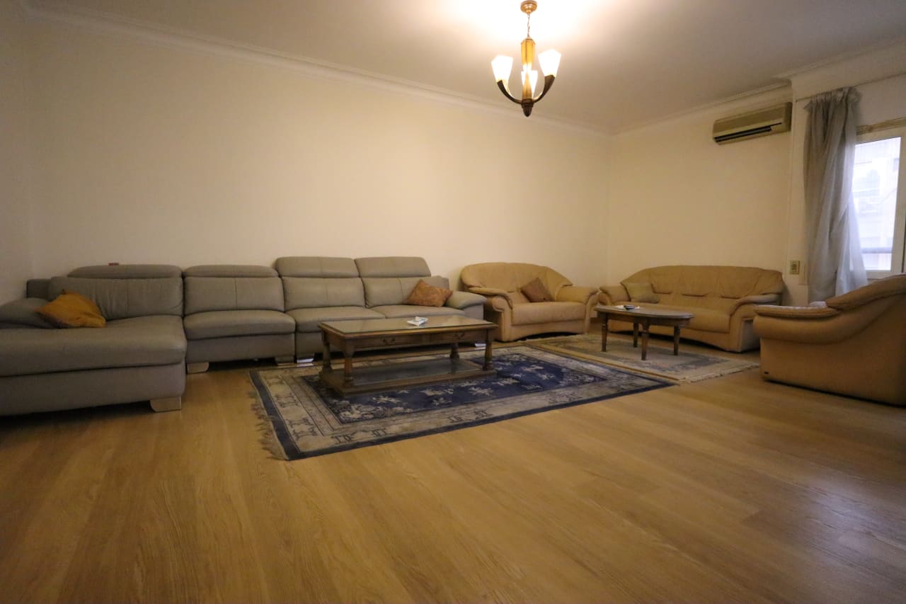 3-Bedroom Apartment with Green Views in Degla Maadi