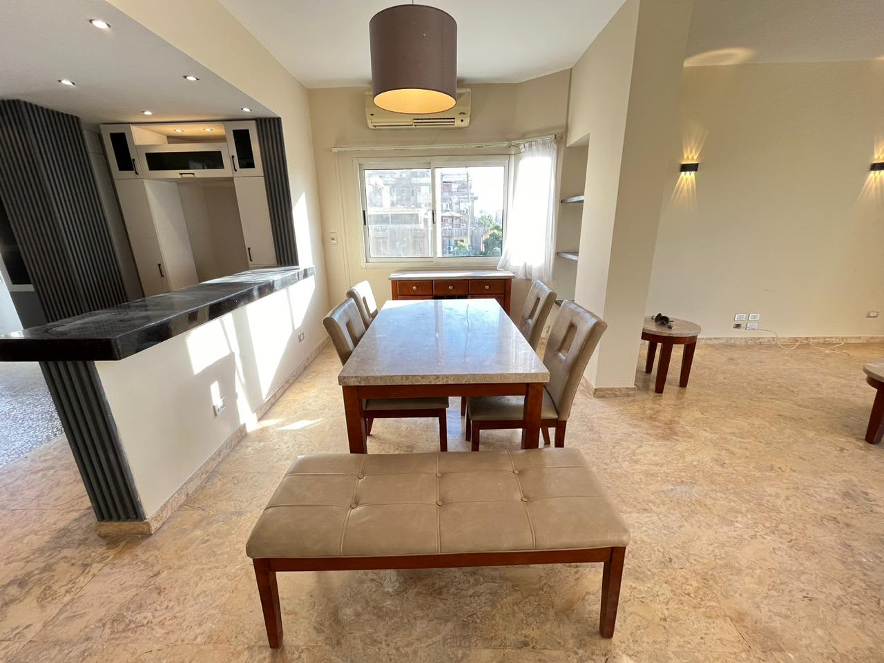 Sunny 3-BR Apartment Near Amenities in Maadi