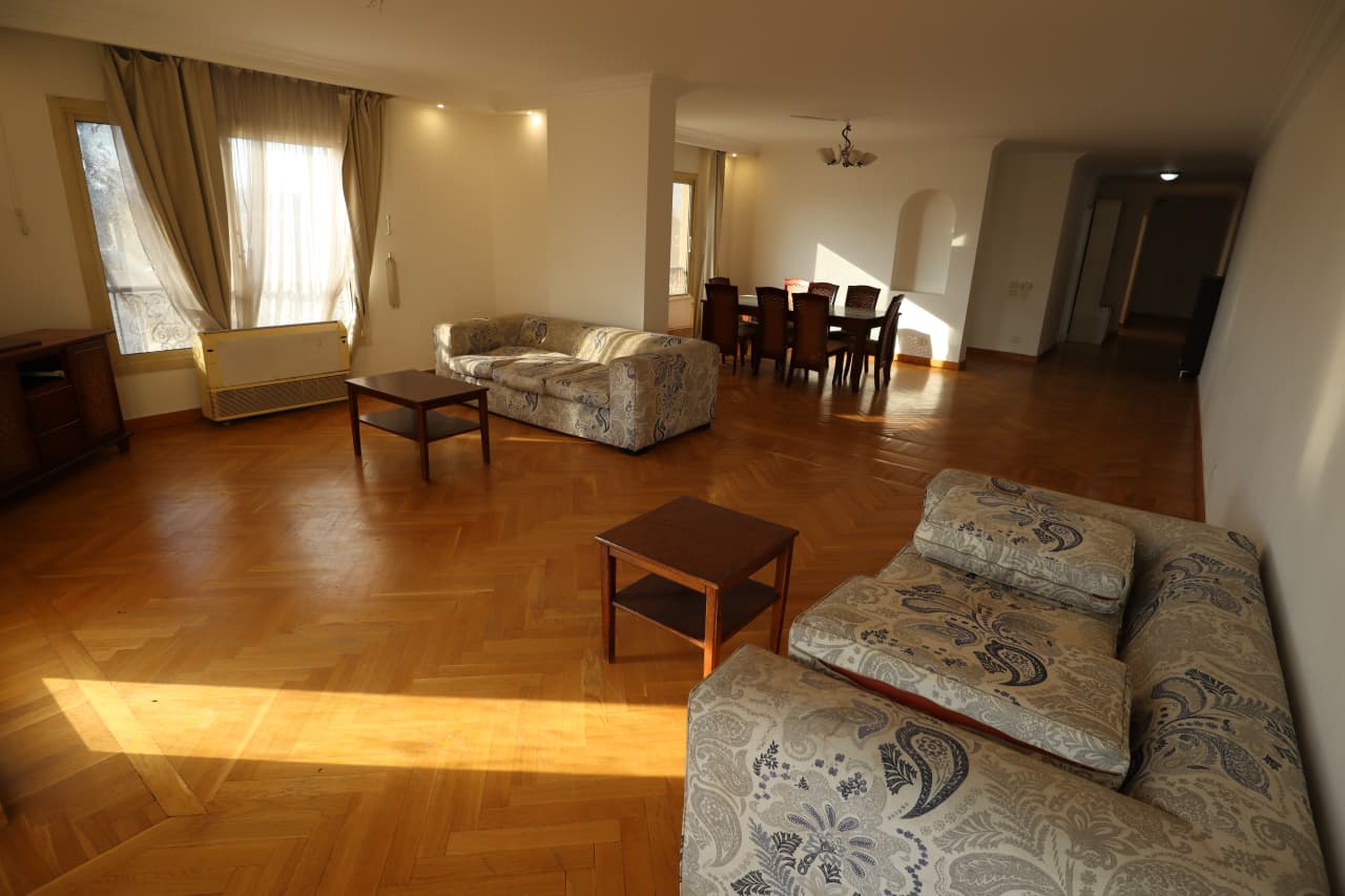 Light-Filled Apartment For Rent In Maadi Degla.
