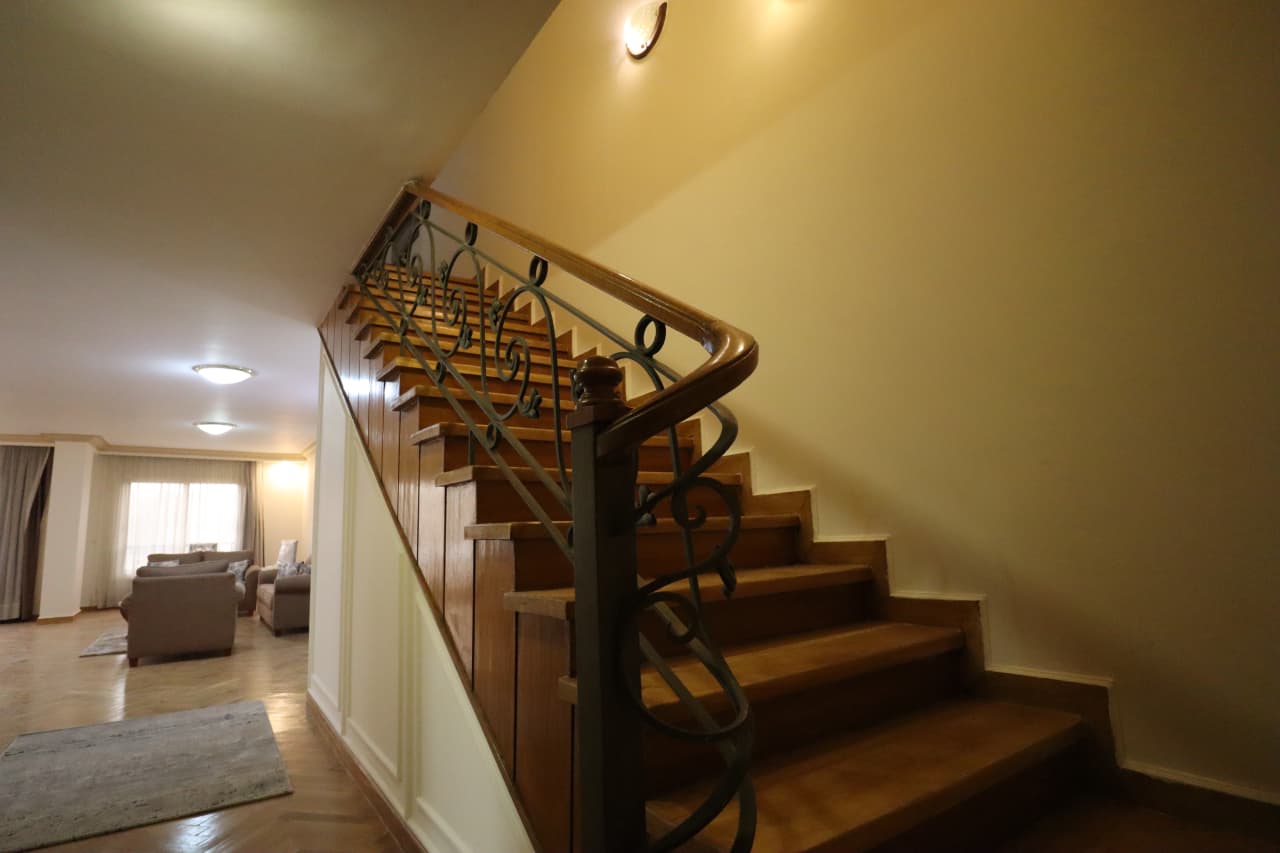 Serene Furnished Duplex for Rent in Maadi Degla.