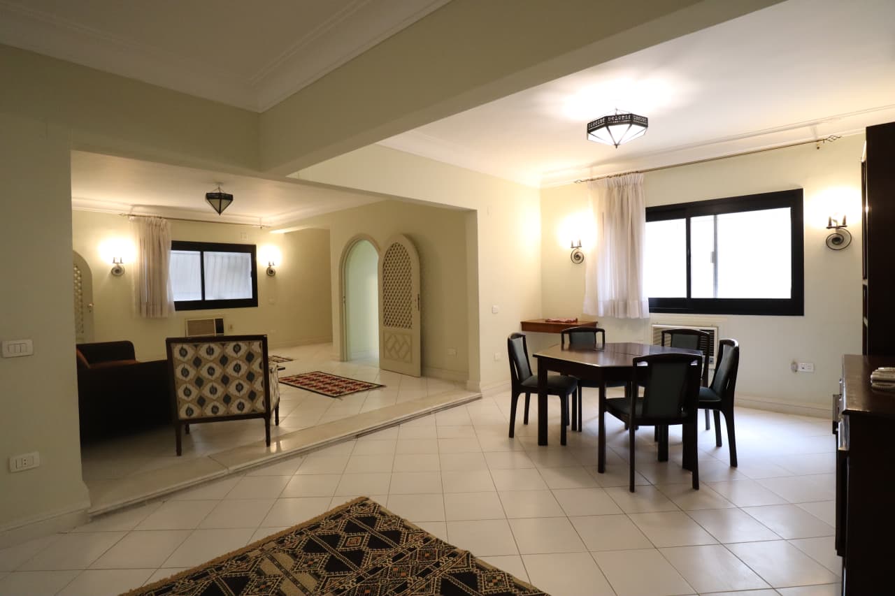 Spacious Furnished Apartment for Rent in Maadi Degla| Wide Balcony
