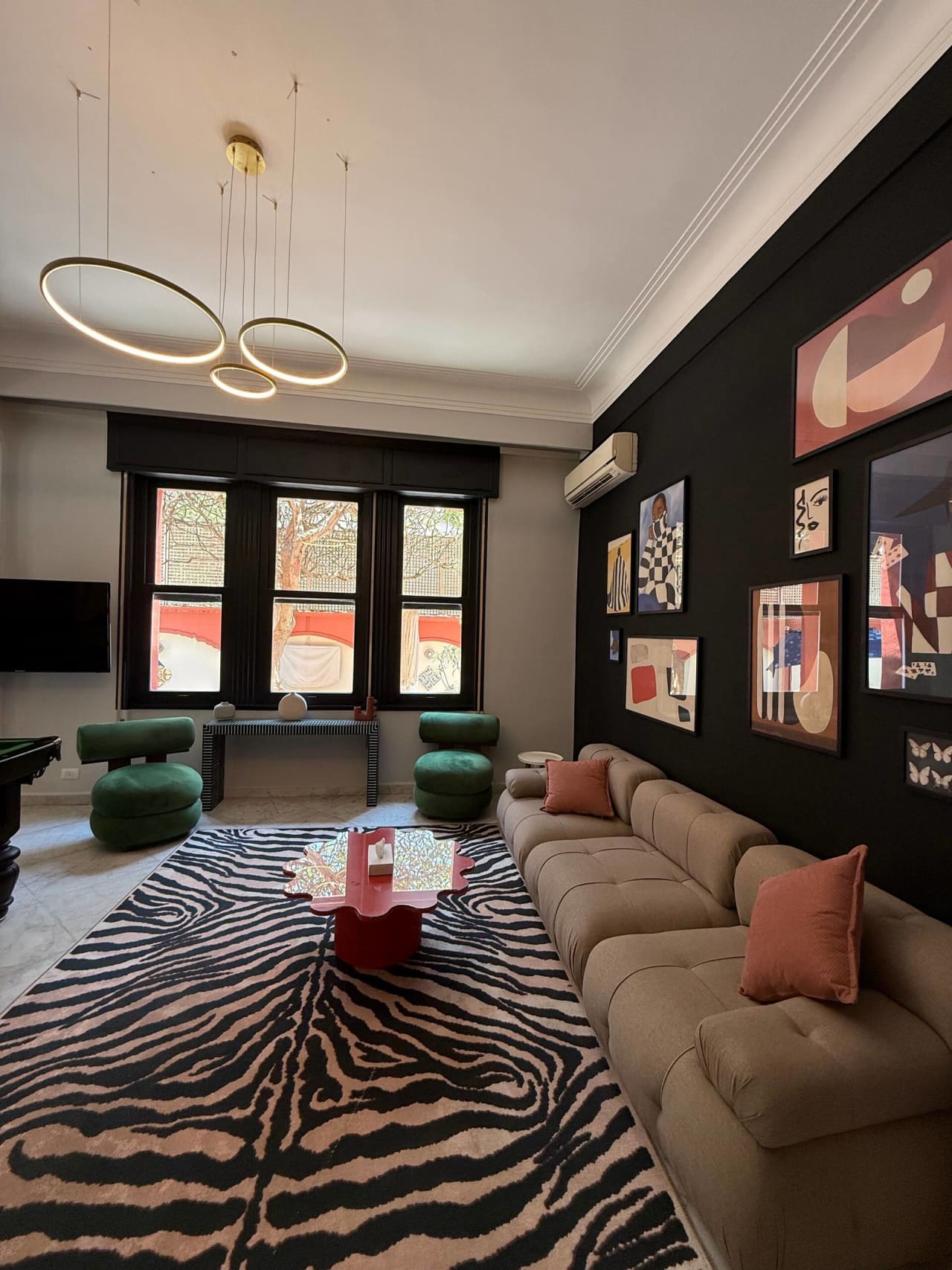 Studio in Maadi with Gym & Terrace access — Cairo