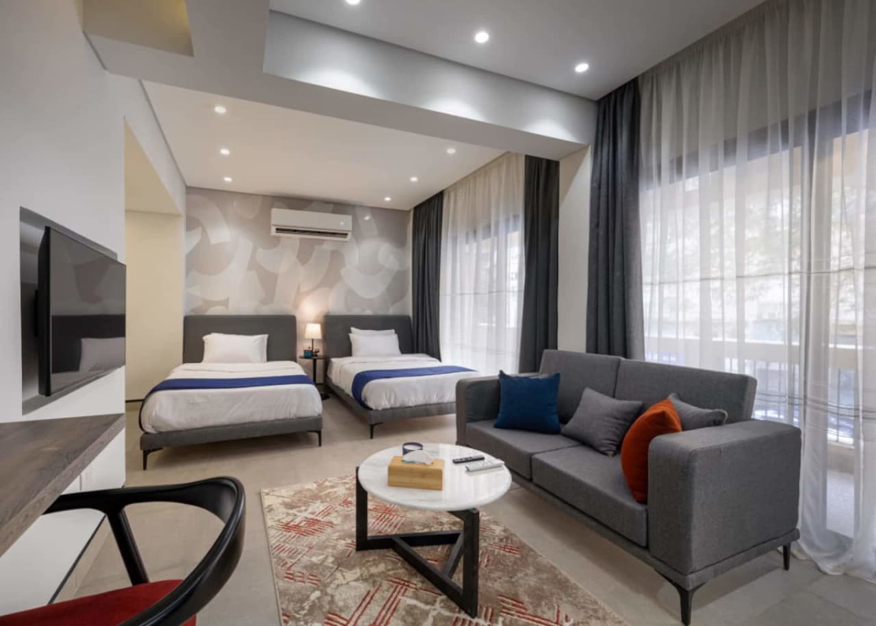 Luxury two beds studio (#45) 22 by Spacey Cairo. — Cairo