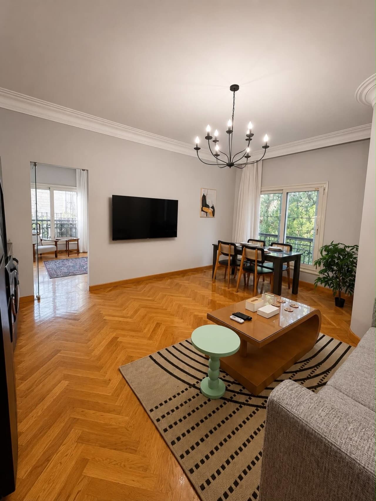 Relaxed 1BR in Maadi with Gym & Terrace Access — Cairo
